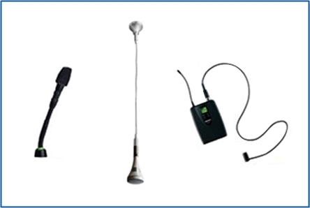 Image of classroom microphones