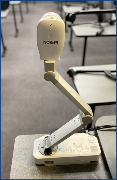 Image of document camera facing the class